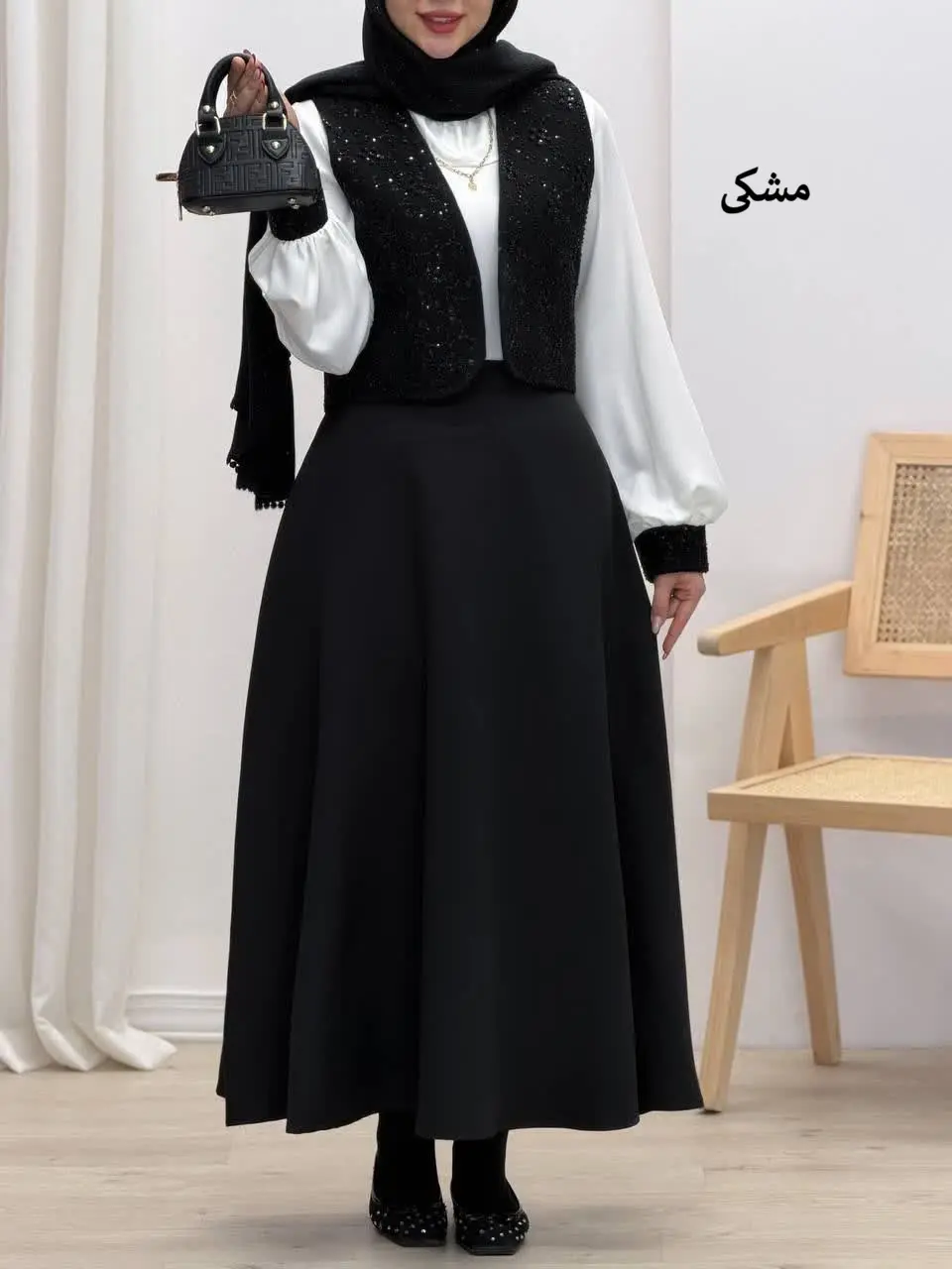 3983- ست سه تیکه مزونی سروناز